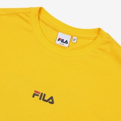 Fila Collage - Miesten Poolopaita - Keltainen | FI-45303